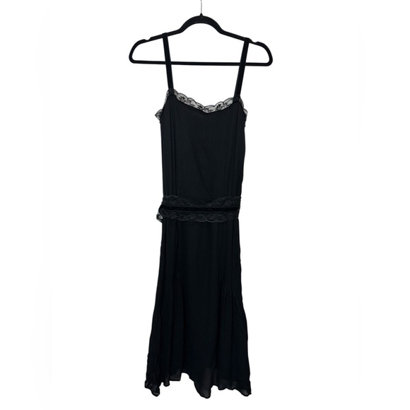Zara Sleeveless Midi Dress Black - Picture 2 of 11